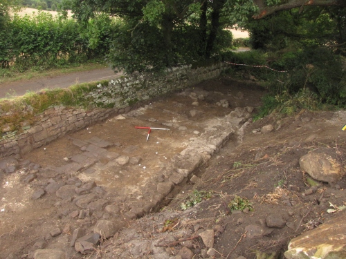 Excavated Joe's Cottage foundations